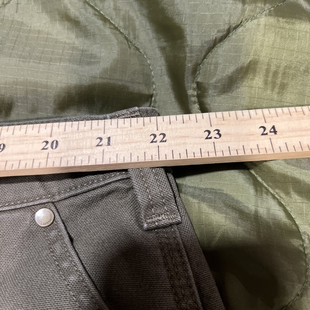 Carhartt 106595 Rugged Flex Duck Double Front Pant 44x30 Moss Garment Dyed‎ Soft - Picture 11 of 14